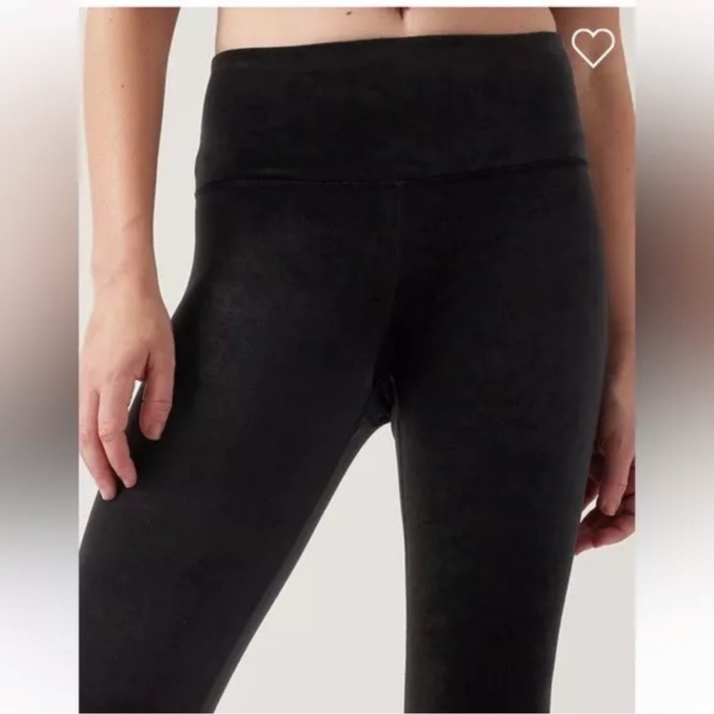 Athleta Elation Velvet Tight size Small Black #467925 - Picture 10 of 12